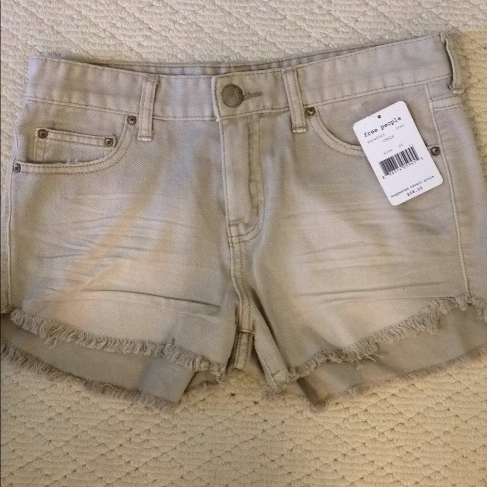 NWT free people jean shorts